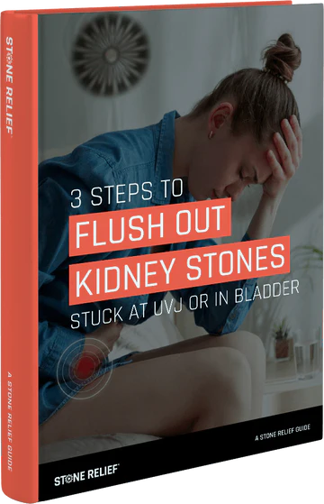 FLUSH OUT KIDNEY STONES STUCK AT UVJ OR IN BLADDER