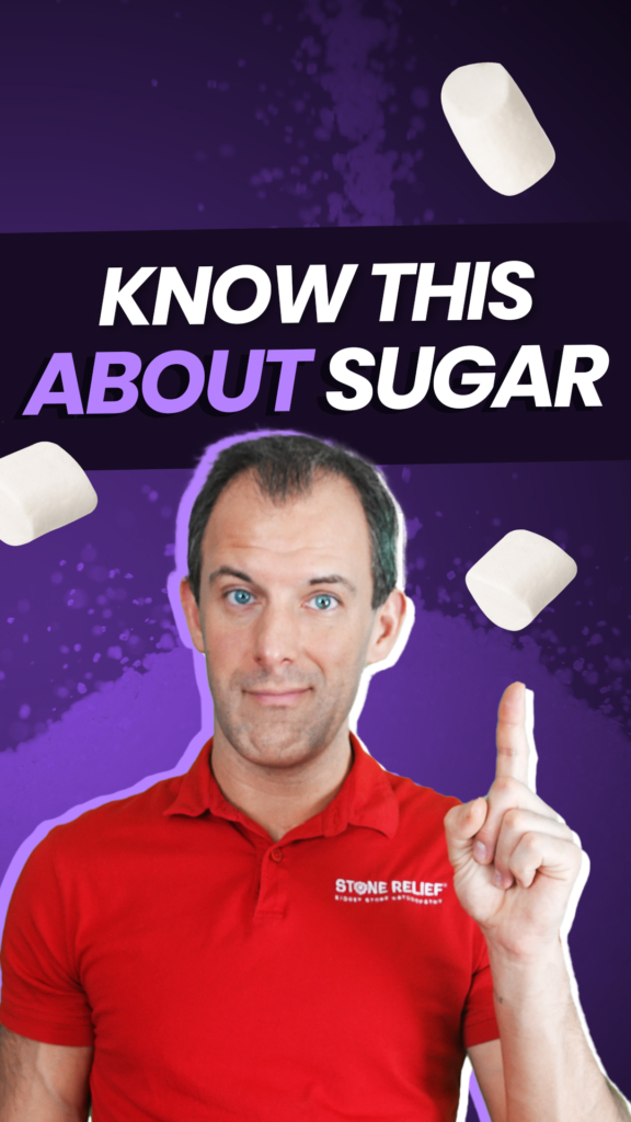 The truth about sugar and calcium oxalate stones