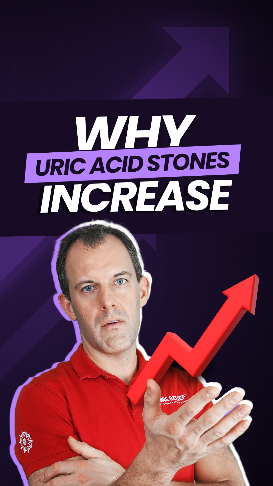 Why do uric acid stones increase?