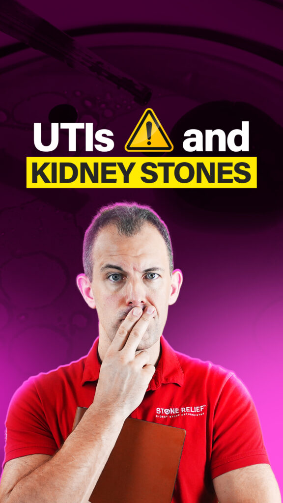 UTIs affect these kidney stone types